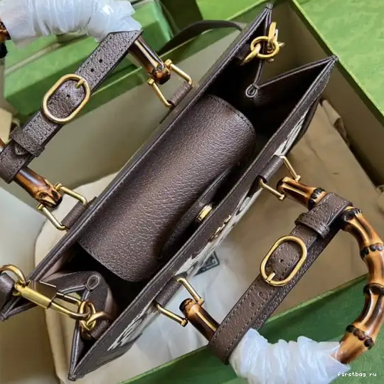 First bag ru small jumbo with Gucci GG bag Diana tote 0611